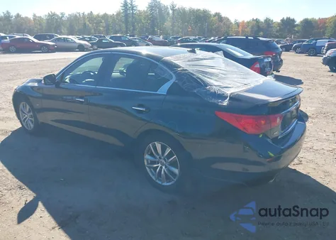 2014 Infiniti Q50 Premium from USA, damaged, VIN JN1BV7ARXEM698216